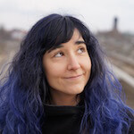 Portrait photo(colour) of Patricia Garcia.